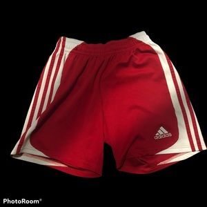 Women’s Adidas Climalite Red Track Shorts